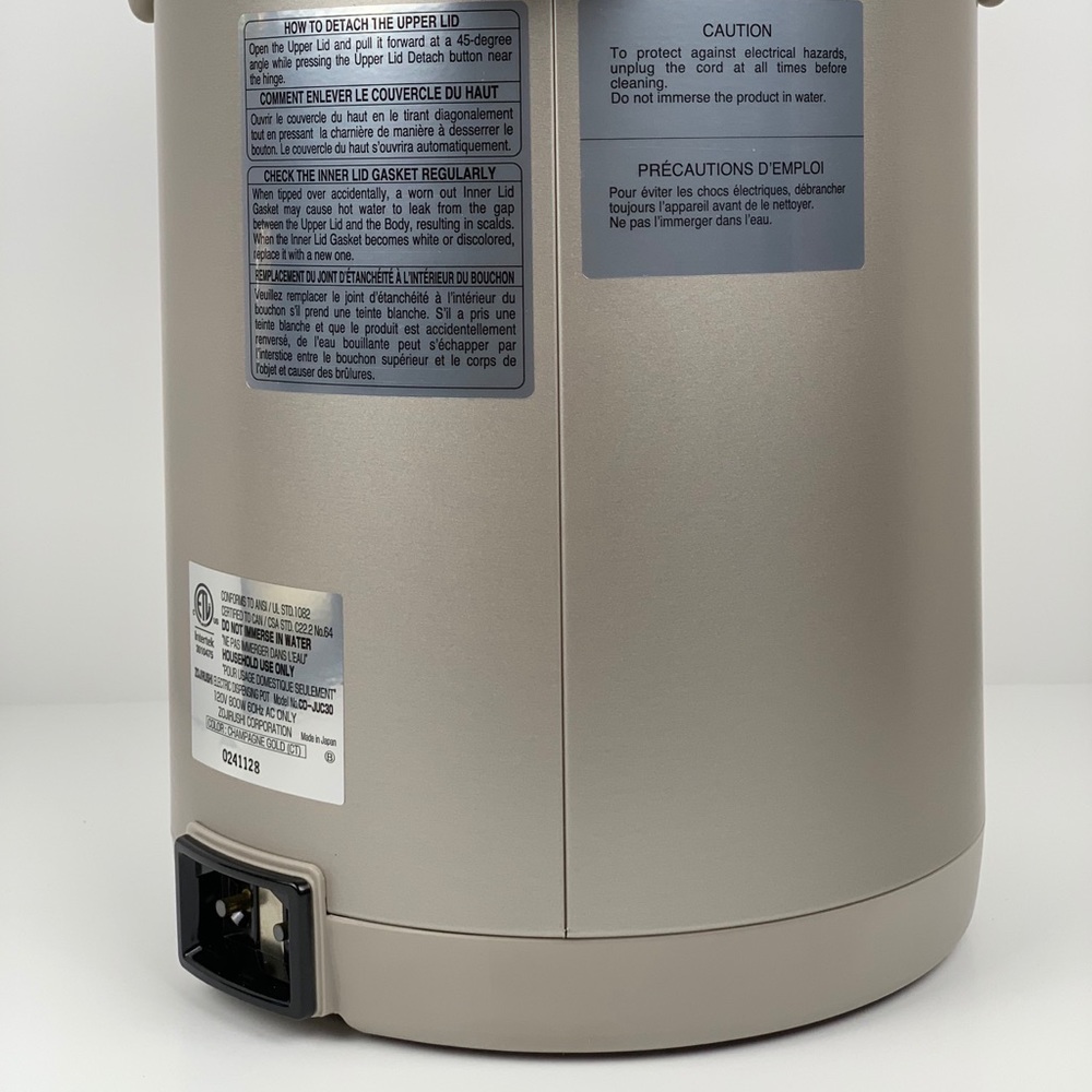 Like New-Zojirushi CD-JUC 3L Water Boiler and Dispenser - Picture 14 of 16